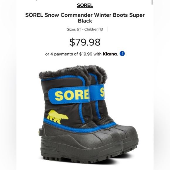 Brand new sorel snow commander size 7 - Picture 1 of 1